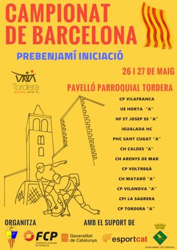 Campionat de Barcelona. Categoria Prebenjamí Iniciació
