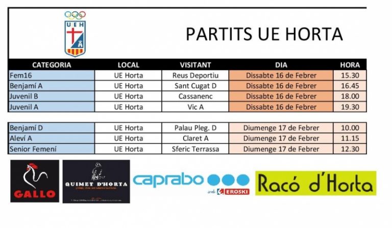 Jornada 16/17 de febrer